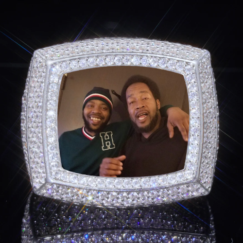 3D CUSTOM PICTURE ICED RING