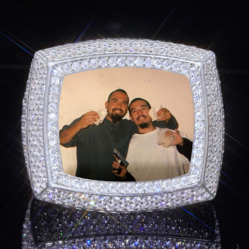 3D CUSTOM PICTURE ICED RING