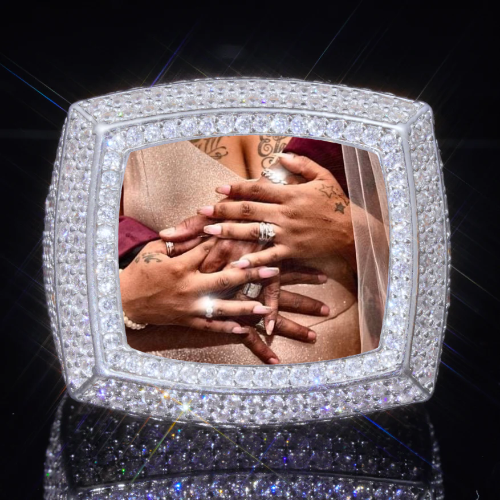3D CUSTOM PICTURE ICED RING