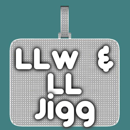 CUSTOM LETTER NECKLACE 3D BIG SQUARE