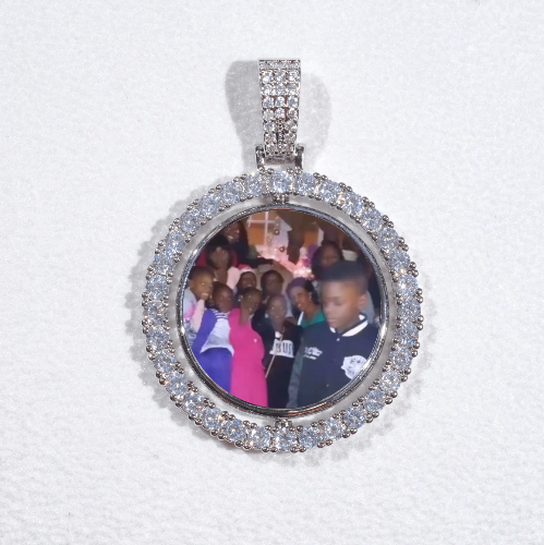 3D Spinning 2-Faced Custom Picture Pendant