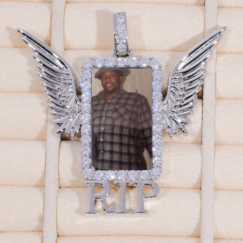 RIP WING 3D CUSTOM PICTURE PENDANT
