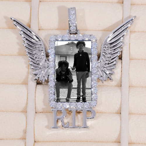 RIP WING 3D CUSTOM PICTURE PENDANT