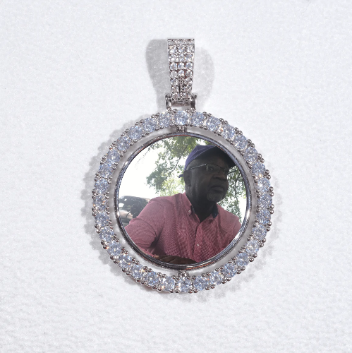 3D Spinning 2-Faced Custom Picture Pendant