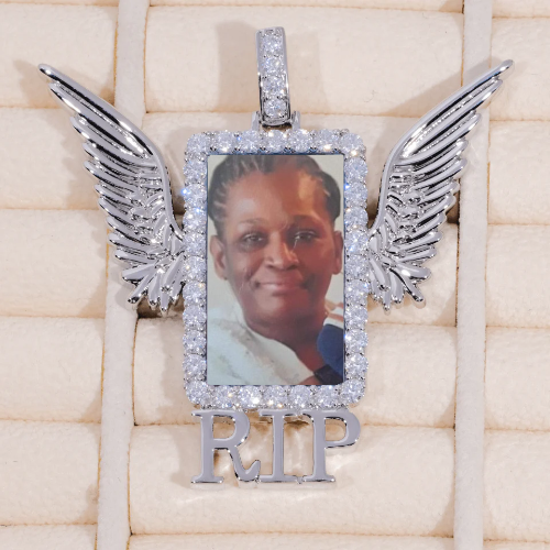 RIP WING 3D CUSTOM PICTURE PENDANT