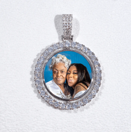 3D Spinning 2-Faced Custom Picture Pendant