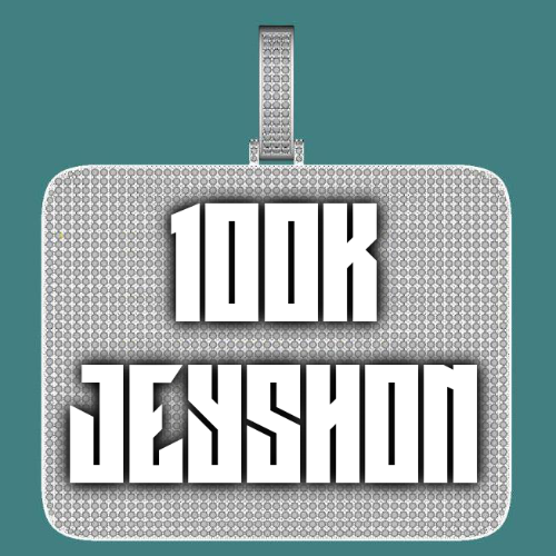 CUSTOM LETTER NECKLACE 3D BIG SQUARE