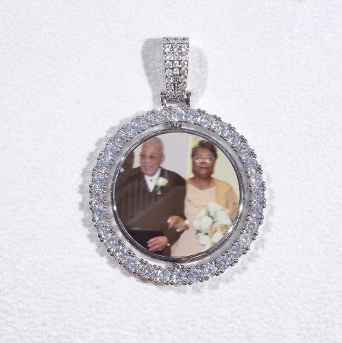3D Spinning 2-Faced Custom Picture Pendant