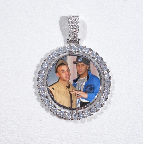 3D Spinning 2-Faced Custom Picture Pendant
