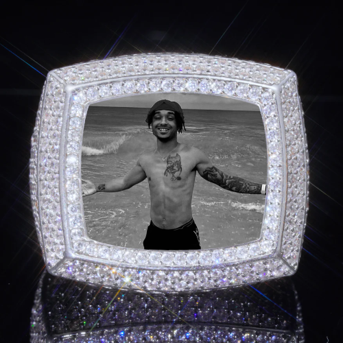 3D CUSTOM PICTURE ICED RING