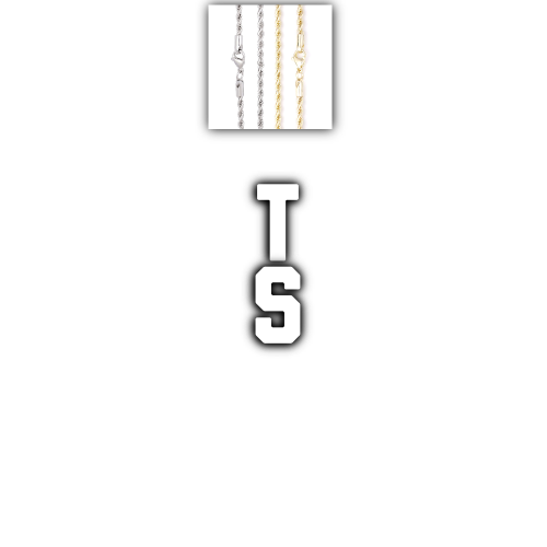 Custom Letters Baguette Two Layer Necklace