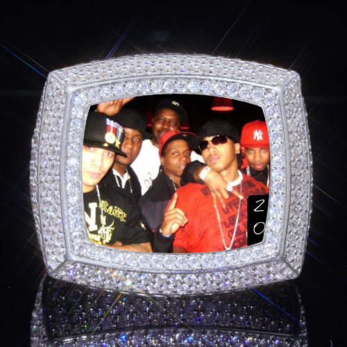3D CUSTOM PICTURE ICED RING