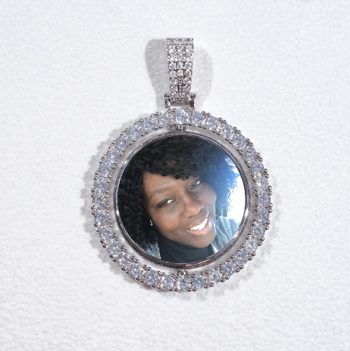 3D Spinning 2-Faced Custom Picture Pendant