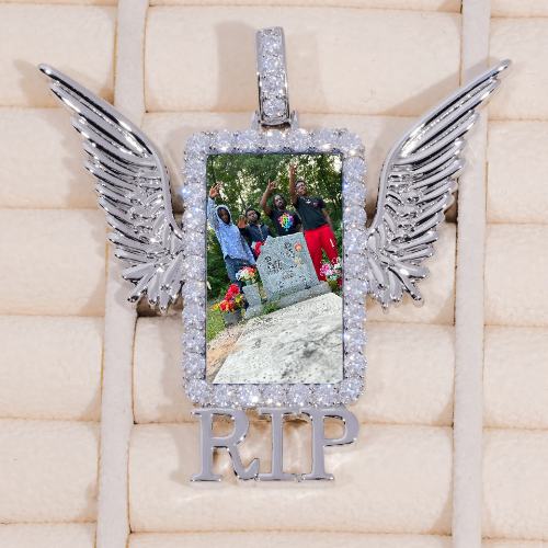 RIP WING 3D CUSTOM PICTURE PENDANT
