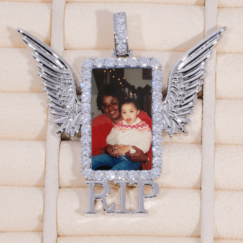 RIP WING 3D CUSTOM PICTURE PENDANT