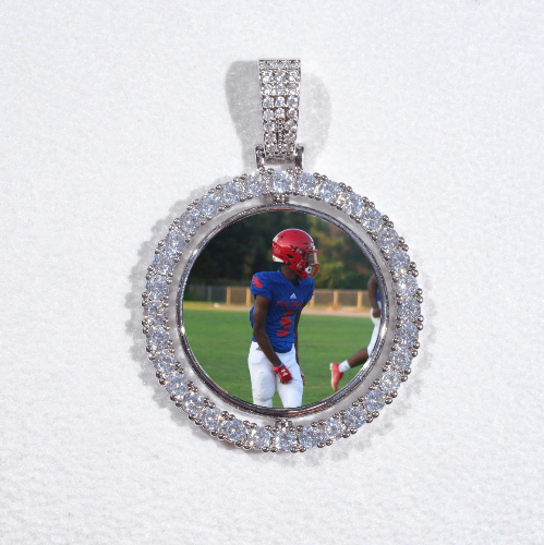 3D Spinning 2-Faced Custom Picture Pendant
