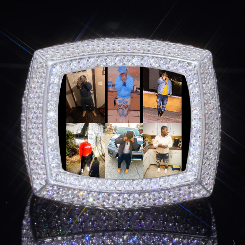 3D CUSTOM PICTURE ICED RING