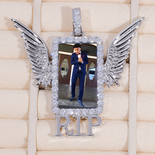 RIP WING 3D CUSTOM PICTURE PENDANT