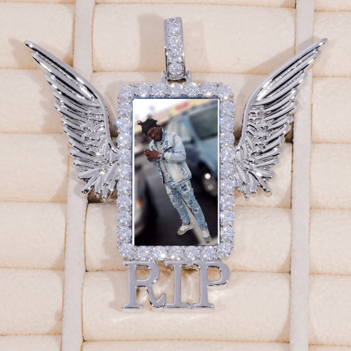 RIP WING 3D CUSTOM PICTURE PENDANT