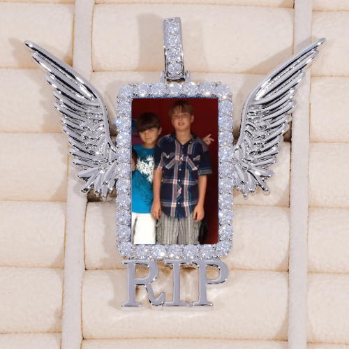 RIP WING 3D CUSTOM PICTURE PENDANT