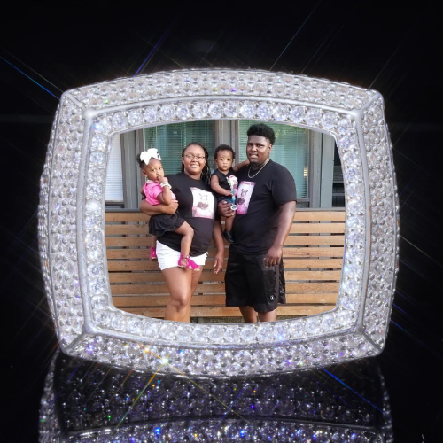 3D CUSTOM PICTURE ICED RING