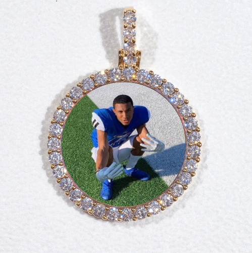3D CIRCLE CUSTOM PICTURE PENDANT SMALL SIZE