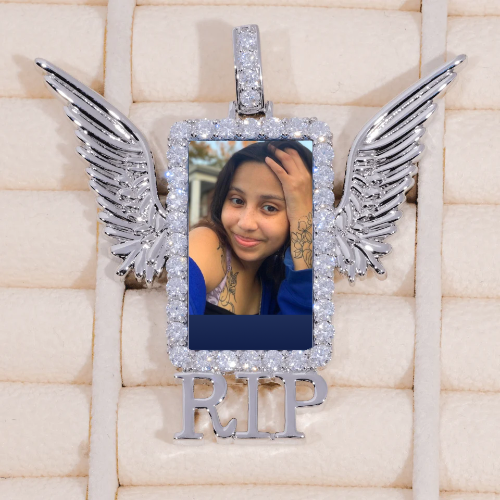 RIP WING 3D CUSTOM PICTURE PENDANT