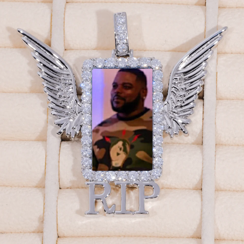 RIP WING 3D CUSTOM PICTURE PENDANT