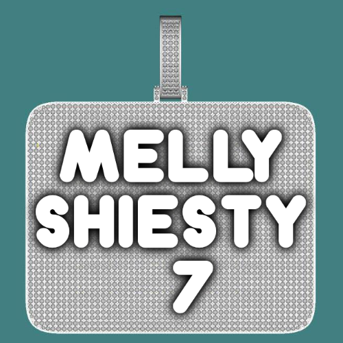 CUSTOM LETTER NECKLACE 3D BIG SQUARE