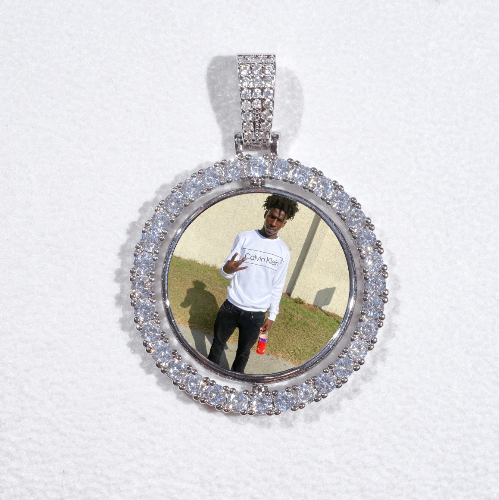 3D Spinning 2-Faced Custom Picture Pendant