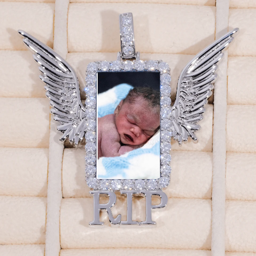 RIP WING 3D CUSTOM PICTURE PENDANT