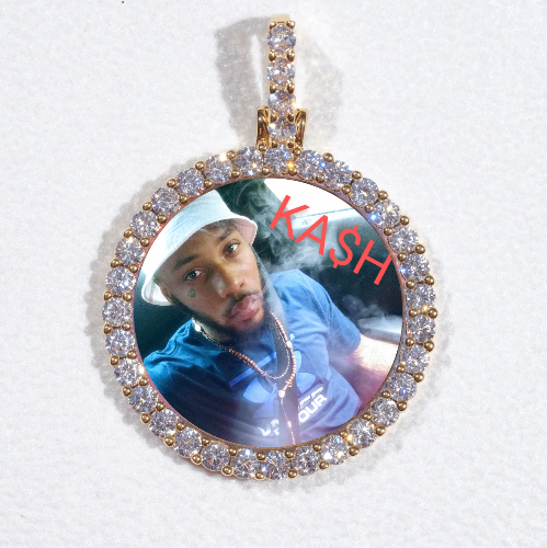 3D CIRCLE CUSTOM PICTURE PENDANT SMALL SIZE