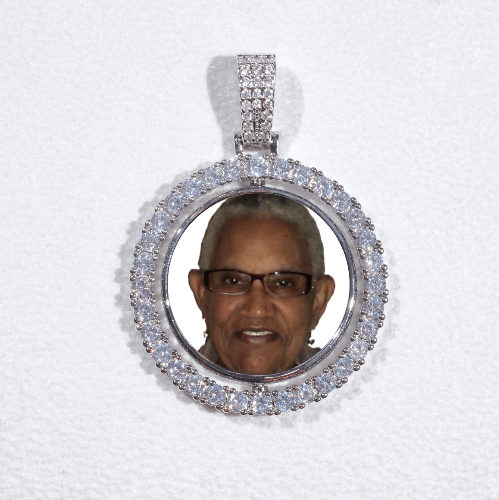 3D Spinning 2-Faced Custom Picture Pendant