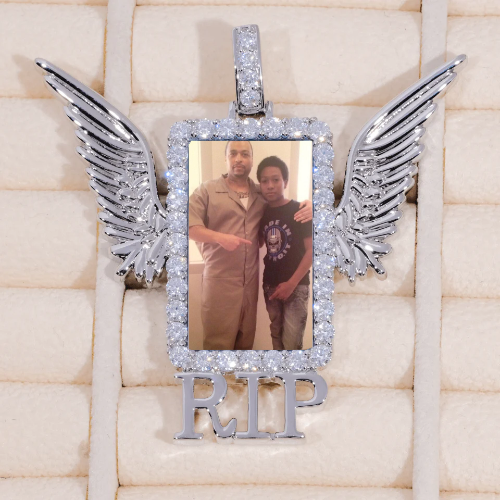 RIP WING 3D CUSTOM PICTURE PENDANT