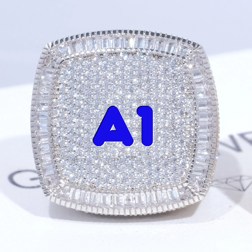 CUSTOM LETTER 3D ICED RING