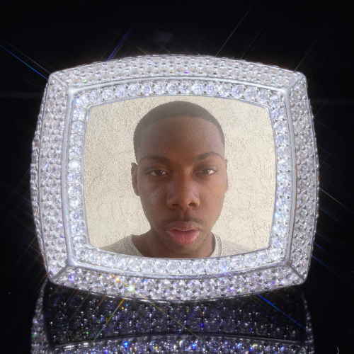 3D CUSTOM PICTURE ICED RING