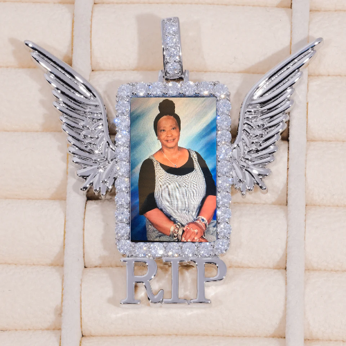 RIP WING 3D CUSTOM PICTURE PENDANT