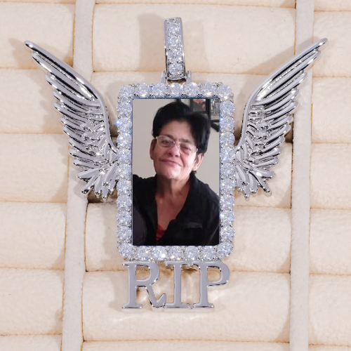 RIP WING 3D CUSTOM PICTURE PENDANT