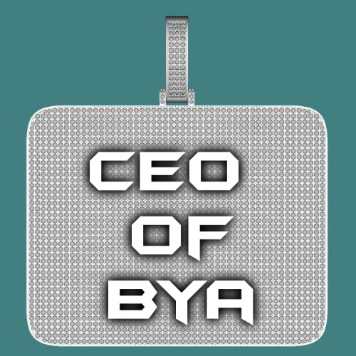 CUSTOM LETTER NECKLACE 3D BIG SQUARE