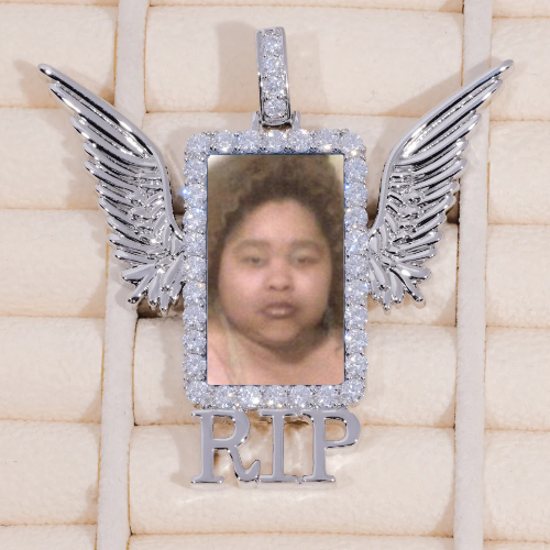 RIP WING 3D CUSTOM PICTURE PENDANT