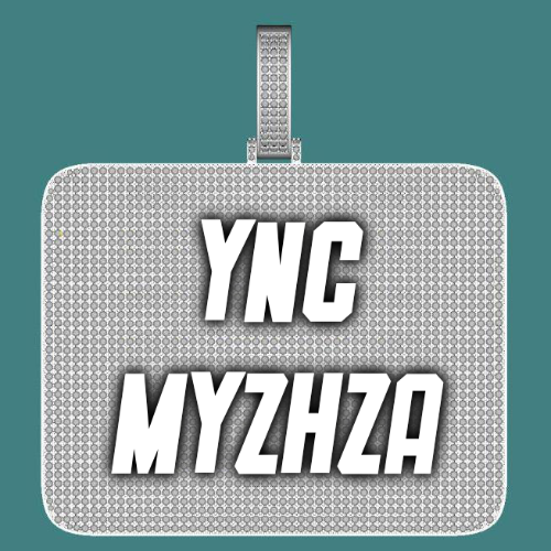 CUSTOM LETTER NECKLACE 3D BIG SQUARE