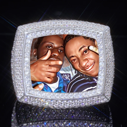 3D CUSTOM PICTURE ICED RING