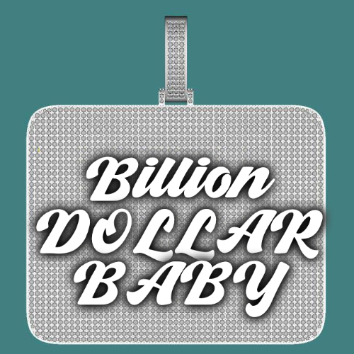 CUSTOM LETTER NECKLACE 3D BIG SQUARE