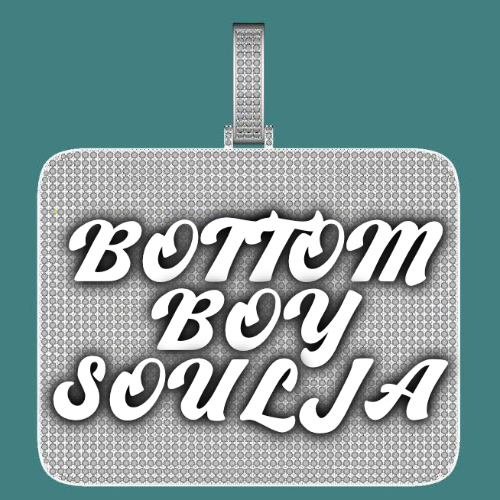 CUSTOM LETTER NECKLACE 3D BIG SQUARE