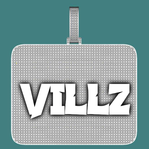 CUSTOM LETTER NECKLACE 3D BIG SQUARE