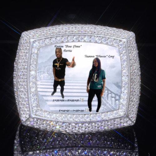 3D CUSTOM PICTURE ICED RING