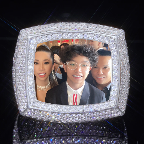 3D CUSTOM PICTURE ICED RING