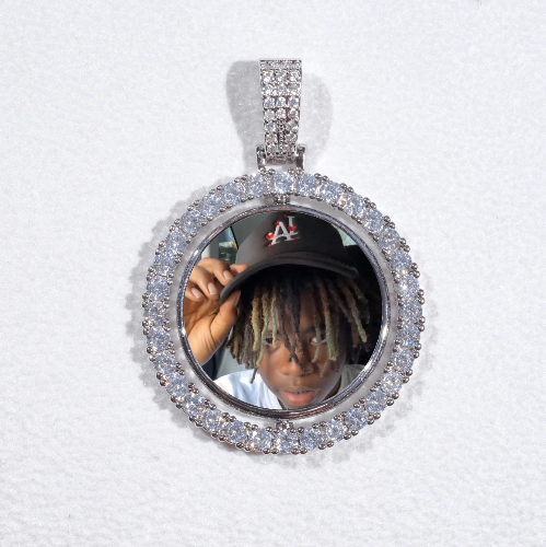3D Spinning 2-Faced Custom Picture Pendant