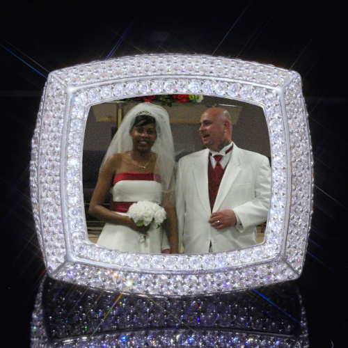 3D CUSTOM PICTURE ICED RING