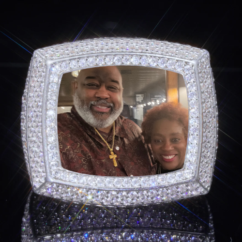 3D CUSTOM PICTURE ICED RING